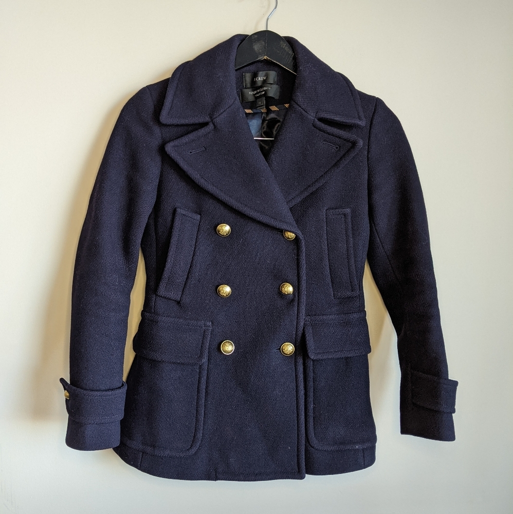 J. Crew stadium cloth nello gori coat